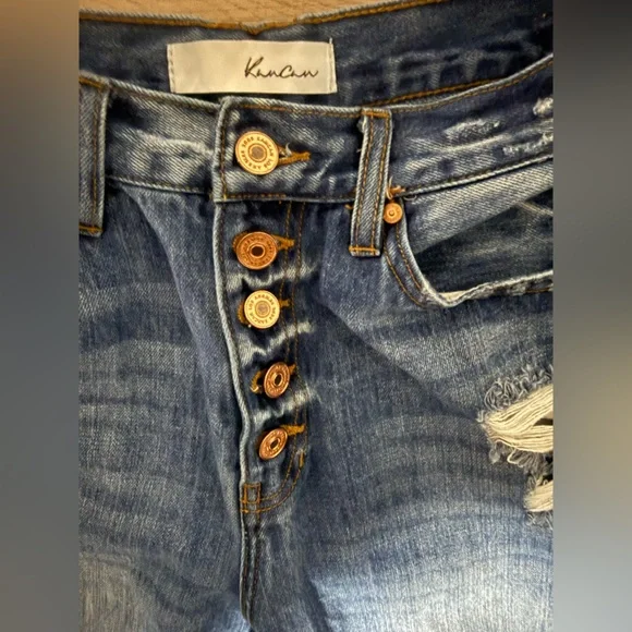 KanCan Dark Blue High-Rise Denim Jeans - Picture 8 of 9